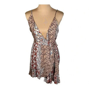 Promesa Floral Wrap Mini Dress/Top‎ Small